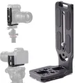 Aitteel Quick Release L-Bracket Vertikale,L-Halterung mit Schnellwechselplatte 1/4 Zoll Schraube DSLR-Kamera L-Halterung Kompatibel mit Canon Nikon Sony DJI Osmo Ronin Zhiyun