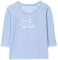Herrlicher Sweater ANGELIKA mit Logo-Statement Stickerei "Simply ", light blue 442
