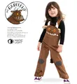 Fasching Kostüm der Grüffelo Latzhose 1-tlg. 104