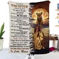 TDDKFB Kuscheldecke Flauschige Personalisierte Decke Geschenke An Meine Tocht...
