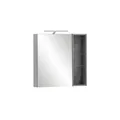 SCHILDMEYER Spiegelschrank "Alessio", BxHxT: 71,6 x 74,6 x 16 cm, platingraufarben, LED 770 lm