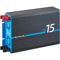 ECTIVE Reiner Sinus Wechselrichter TSI 15-1500W, USB, 24V auf 230V, Überlastschutz, Überhitzungsschutz, NSV, USV Funktion - DC/AC Spannungswandler, Umwandler, Stromwandler für Haushaltsgeräten