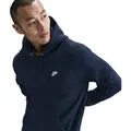 Nike Sportswear Kapuzensweatshirt M NK CLUB BB PO HOODIE mit Kängurutasche, mit angesetztem Bündchen, ohne Verschluss blau XXL (60/62)