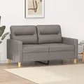 2-sitzer-sofa Taupe 120 Cm Stoff - Vidaxl