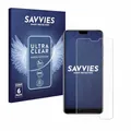 Savvies 6 Stück Schutzfolie für Huawei P20 Pro Displayschutz-Folie Ultra-Transparent