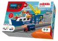 Märklin 72223  my world Frachtschiff und Hafenkran NEU OVP