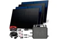 SUNNIVA Balkonkraftwerk 2000W mit 2,24 kWh Speicher MARSTEK B2500-D, (BIFAZIAL FULLBLACK komplett Steckdose, PV Solaranlage Komplettset mit Solarspeicher, 4x 500W N-Type Glas-Glas Bifacial Module)