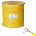 PremiumX 250m CAT 7A Netzwerkkabel Simplex LAN-Kabel Verlegekabel Ethernet Kupfer Datenkabel AWG 23 S/FTP PiMF PoE Eca Cat7A 1200 MHz