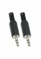 2 Stk. Klinkenstecker 3,5mm STEREO - Klinken Stecker