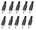 10x 3,5mm Klinkenstecker mono - Kopfhörer Stecker zum Löten