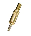 2x Klinkenstecker 3,5mm Stereo vergoldet Profiqualität