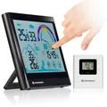 7007402 Touchscreen Wetterstation Funk Thermo/Hygrometer mit Lüftungsempfehlu...