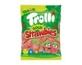 TROLLI Süßigkeit, Trolli Sour Strawbies Beutel saure Fruchtgummis Packung 150g