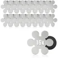 16 Tischdeckenbeschwerer - Edelstahl - magnetische Tischtuchklammer