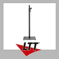 Gravity LS 431 C B - Lichtstativ und Lautsprecherstativ mit kompaktem, quadratischem Stahl-Standfuß