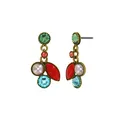 KONPLOTT Ohrstecker baumelnd Margarita multi antik Messing Ohrringe