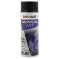 Buntlackspray AEROSOL Art tiefschwarz seidenmatt RAL 9005 400ml Spraydose Lack