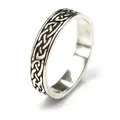 Drachensilber Keltischer Ring 925 Silber Partnerring Freundschaft Bandring Herren Damen Silberring Kelten Fingerring Verlobung Gr 46-76 lieferbar
