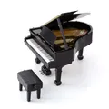 Metal Earth Fascinations Metallbausätze - Musik Instrument Grand Piano Flügel, lasergeschnittener 3D-Konstruktionsbausatz, 3D Metall Puzzle, DIY Modellbausatz mit 3 Metallplatinen, ab 14 Jahre