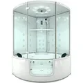 AcquaVapore Dampfdusche Whirlpool Dusche Duschkabine K60-WS-EH-EC 140x140cm 2K Scheiben Versiegelung