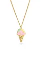 Elli Kette mit Anhänger Kinder Eis Sweet Emaille 925 Silber