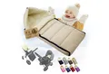 BambiniWelt by Rafael K. Fußsack Winterfußsack Babyfußsack Fußsack Kinderwagen Wolle 108cm LINIERT, universal