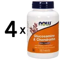 4 x NOW Foods Glucosamine & Chondroitin, with Trace Mineral (249,98 EUR/kg)