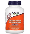 NOW FOODS GLUCOSAMINE & CHONDROITIN, 120 VEGETARIAN CAPSULES