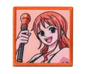 One Piece Aufnäher Bügelbild, Aufbügler, Applikationen, Patches, Flicken, zum aufbügeln, Polyester, Comercial Mercera One Piece Nami - Größe: 6,6 x 6,5 cm