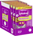 WHISKAS Knuspertaschen Katzensnacks mit Pute 6 x 60g – Knusprige Snacks mit Pute für Katzen