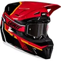 Leatt Motocross-Helm-Kit mit Brille Moto 7.5 V26 Schwarz/Rot/Orange