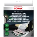 Sonax Mikrofasertuch Glas 3er Pack Profiline saugfähig und fusselfrei Microfaser