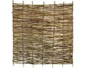 Zaun Hauptelement Konsta Haselnuss 180 x 180 cm grob