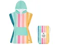 Dock & Bay LTD c/o Strandtuch Kinder-Badeponcho Coastal Candy 66x49cm, Polyester (PONCHK-SUM-SM-CSTCANDY)