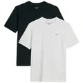 Marc O'Polo DENIM T-Shirt regular fit im 2er Pack, in softem Single Jersey (2-tlg) schwarz XL (52)