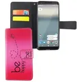 Google Pixel 2 Handyhülle Bookcover Rosa