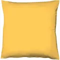 Fleuresse Mako-Satin-Kissenbezug uni colours Farbe sonne 2349 Größe 80x80 cm
