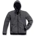 PUMA Winterparka "Champ", stahlgrau/carbon, Polyester