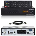 Megasat HD 390 Digital Sat Receiver + HDMI Kabel DVB-S2 USB Empfänger HDTV HD390