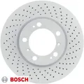 2x Bremsscheibe BOSCH 0986479550 2 Bremsscheiben für Porsche