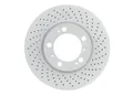 2x BOSCH 0 986 479 550 Bremsscheibe für PORSCHE