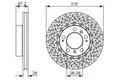 BOSCH 0 986 479 550 Bremsscheibe für PORSCHE