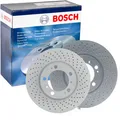 2X BOSCH BREMSSCHEIBEN 317,8mm VORNE RECHTS LINKS PASSEND FÜR PORSCHE 911