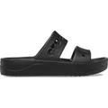 Crocs Herren Baya Platform Sandal Sandalen, Black, 41/42 EU