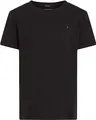 Tommy Hilfiger Jungen T-Shirt Kurzarm Rundhalsausschnitt, Schwarz (Meteorite), 6 Jahre
