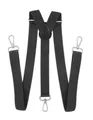 axy Hosenträger Herren Hosenträger 3 robusten Karabiner Verschluss 2,5 cm breit Y-Form verstellbar und elastisch 120cm Lang