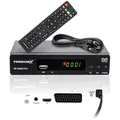 PremiumX Satelliten-Receiver HD 520SE FTA Digital SAT TV Receiver DVB-S2 FullHD HDMI SCART 2x USB Multimedia-Player, Astra Hotbird vorprogrammiert