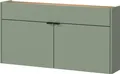 Hängeschuhschrank GERMANIA "Ameca", grün (taupegrün, navarra, eiche, nachbildung), B:109,5cm H:57cm T:22cm