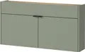 Germania Schuhschrank 1398-629 GW-Ameca, in Taupegrün/Eiche, geringe Tiefe, optimal für schmale Flure, 110 x 57 x 22 cm (BxHxT)