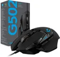 Logitech G502 HERO Profi Gaming Maus RGB 11 Tasten 25600 DPI Schwarz PC/MAC NEU